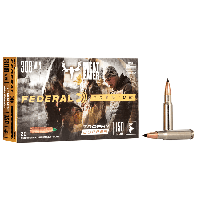 Federal Premium 308 Win 150 gr Trophy Copper 20 Per Box Federal Premium 308 Win 150 gr Trophy Copper 20 Per Box