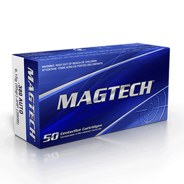 Magtech 380 ACP 95 gr Jacket Hollow Point 50rd Magtech 380 ACP 95 gr Jacket Hollow Point 50rd
