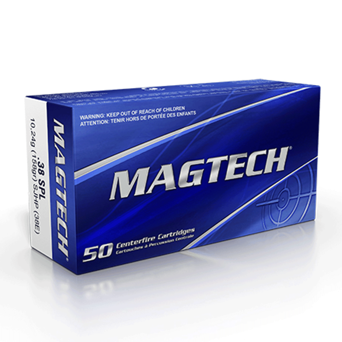 Magtech 38 Special 158 gr Semi Jacketed Hollow Point 50rd Magtech 38 Special 158 gr Semi Jacketed Hollow Point 50rd
