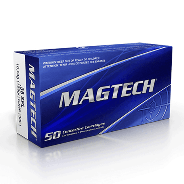 Magtech 38 Special 158 gr Semi Jacketed Hollow Point 50rd Magtech 38 Special 158 gr Semi Jacketed Hollow Point 50rd