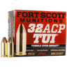 Fort Scott Munitions 32ACP71SCV Tumble Upon Impact (TUI) 32 ACP 71 gr Solid Copper Spun 20 Per Box/ 25 Case Fort Scott Munitions 32ACP71SCV Tumble Upon Impact (TUI) 32 ACP 71 gr Solid Copper Spun 20 Per Box/ 25 Case