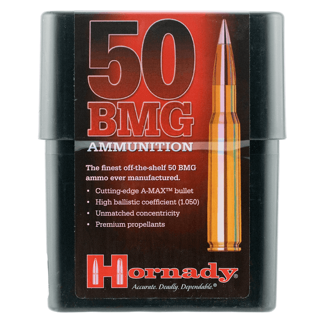 Hornady 8270 Match 50 BMG 750 gr Hornady A Max 10 Per Box Hornady 8270 Match 50 BMG 750 gr Hornady A Max 10 Per Box