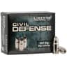 Liberty Ammunition LACD357SIG053 Civil Defense 357 Sig 50 gr Lead Free Fragmenting Hollow Point 20 Per Box/ 50 Case Liberty Ammunition LACD357SIG053 Civil Defense 357 Sig 50 gr Lead Free Fragmenting Hollow Point 20 Per Box/ 50 Case