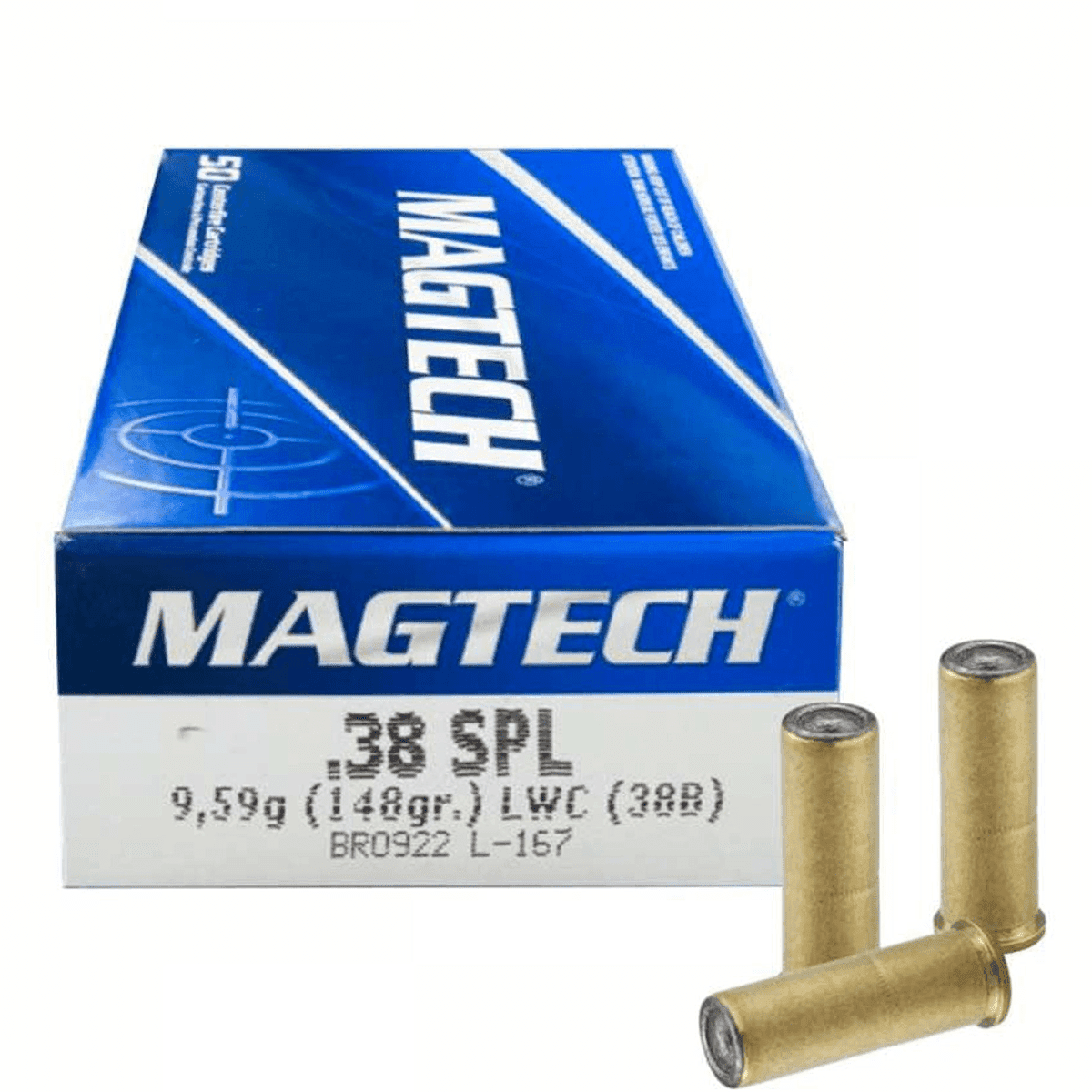 Magtech 38B Range/Training 38 Special 148 gr Lead Wadcutter 50 Per Box Magtech 38B Range/Training 38 Special 148 gr Lead Wadcutter 50 Per Box