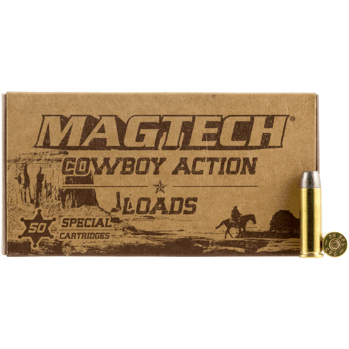 Magtech 44B Cowboy Action 44 S&W Spl 240 gr Lead Flat Nose 50 Per Box Magtech 44B Cowboy Action 44 S&W Spl 240 gr Lead Flat Nose 50 Per Box