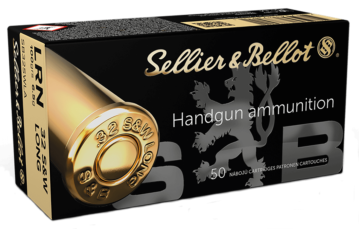 Sellier & Bellot Handgun 32 S&W Long 100 gr Lead Round Nose 50 Per Box Sellier & Bellot Handgun 32 S&W Long 100 gr Lead Round Nose 50 Per Box