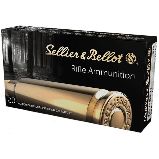 Sellier & Bellot Rifle 7.62x54mmR 180 gr Soft Point 20 Per Box Sellier & Bellot Rifle 7.62x54mmR 180 gr Soft Point 20 Per Box