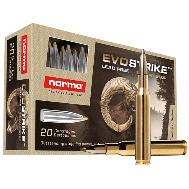 Norma Ammunition Dedicated Hunting Evostrike 6.5 Creedmoor 93 gr Polymer Tip Boat Tail 20 Per Box Norma Ammunition Dedicated Hunting Evostrike 6.5 Creedmoor 93 gr Polymer Tip Boat Tail 20 Per Box