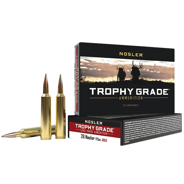 Nosler Trophy Grade Long-Range 28 Nosler 175 gr Nosler Spitzer AccuBond Long Range 20 Per Box Nosler Trophy Grade Long-Range 28 Nosler 175 gr Nosler Spitzer AccuBond Long Range 20 Per Box