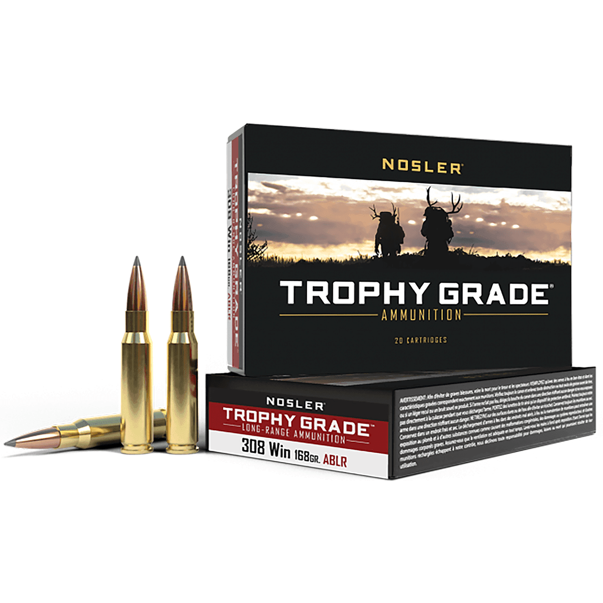 Nosler Trophy Grade Long-Range 308 Win 168 gr Nosler Spitzer AccuBond Long Range 20 Per Box Nosler Trophy Grade Long-Range 308 Win 168 gr Nosler Spitzer AccuBond Long Range 20 Per Box