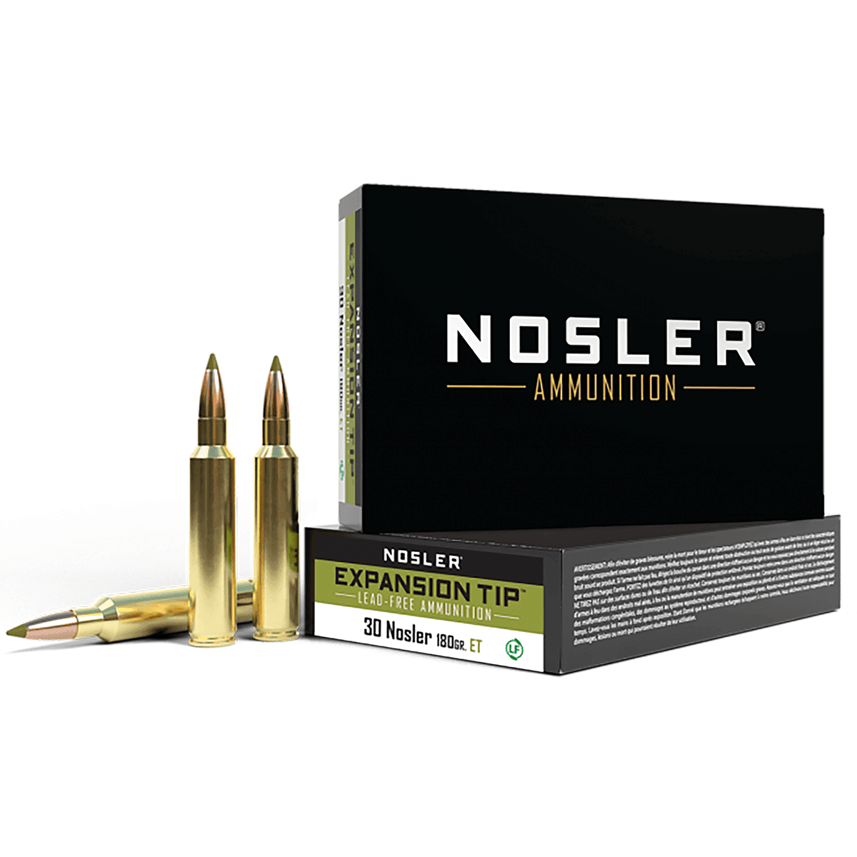 Nosler E-Tip 30 Nosler 180 gr E-Tip Lead-Free 20 Per Box Nosler E-Tip 30 Nosler 180 gr E-Tip Lead-Free 20 Per Box