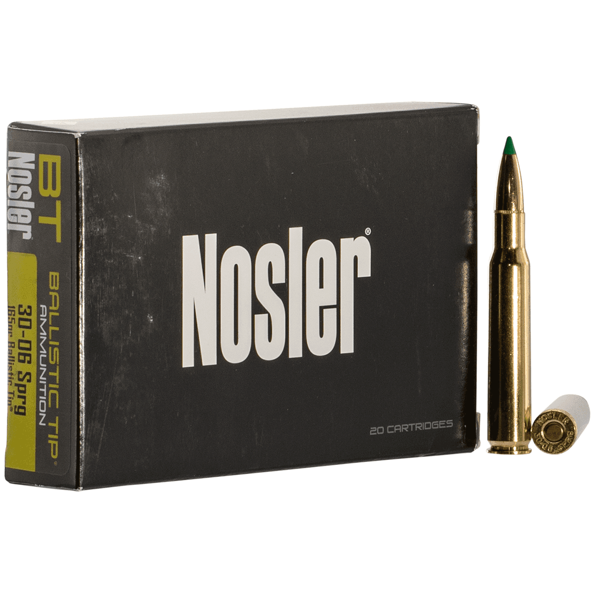 Nosler Ballistic Tip 30-06 Springfield 165 gr Spitzer Ballistic Tip 20 Per Box Nosler Ballistic Tip 30-06 Springfield 165 gr Spitzer Ballistic Tip 20 Per Box