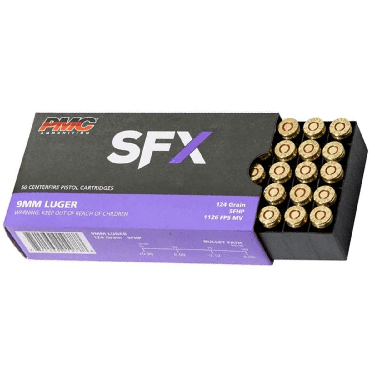 PMC 9SFX SFx 9mm Luger 124 gr StarFire Hollow Point 50 Per Box PMC 9SFX SFx 9mm Luger 124 gr StarFire Hollow Point 50 Per Box