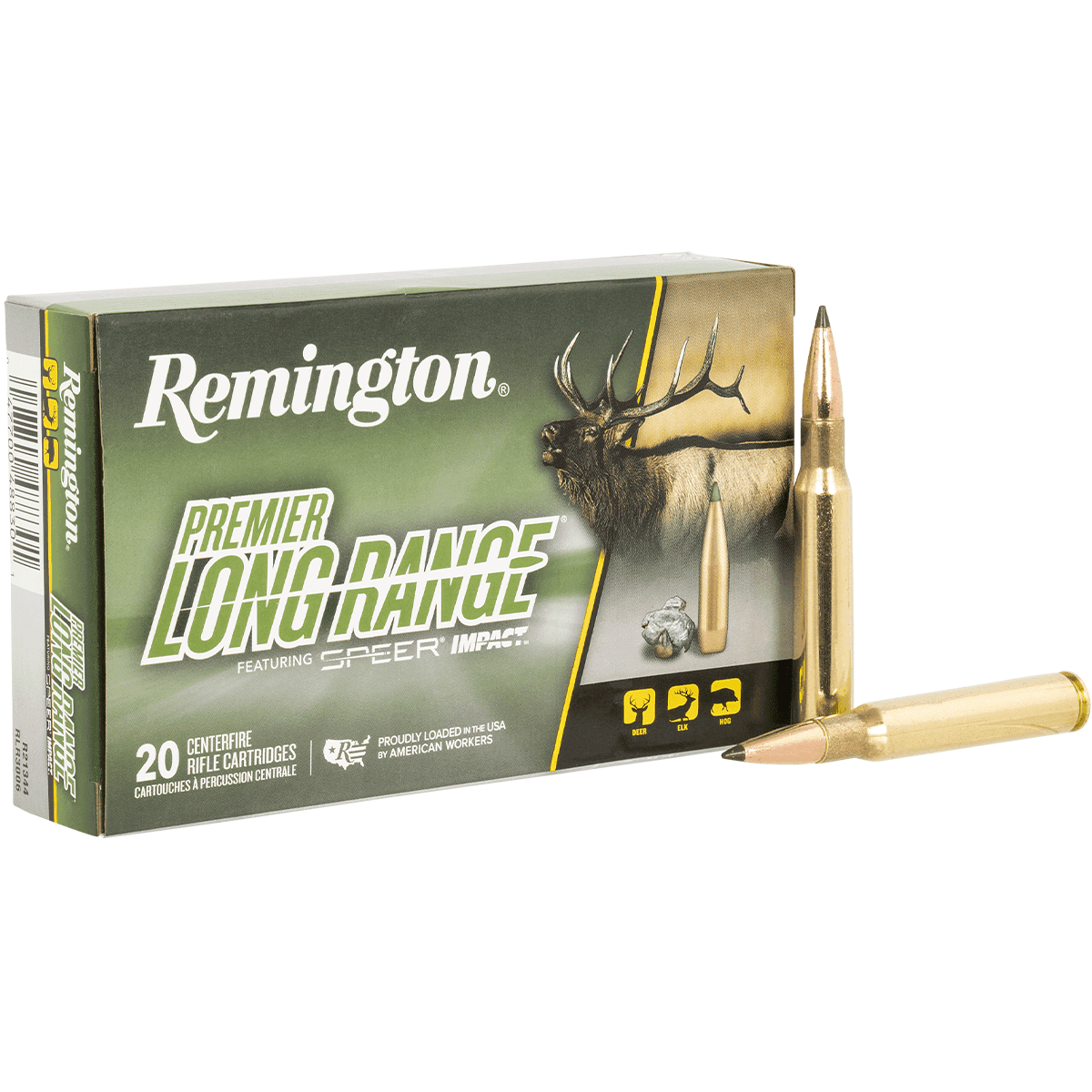 Remington Ammunition Premier Long Range 30-06 Springfield 175 gr Speer Impact 20 Per Box Remington Ammunition Premier Long Range 30-06 Springfield 175 gr Speer Impact 20 Per Box