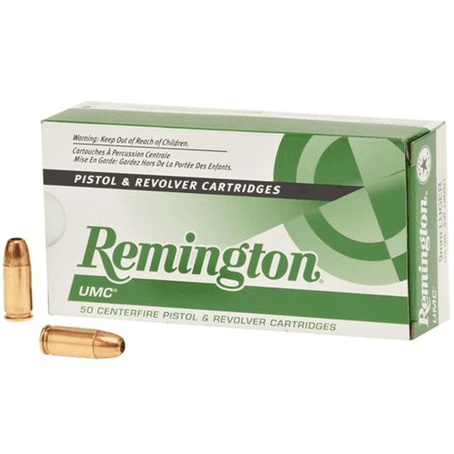 Remington Ammunition 23752 UMC 9mm Luger 115 gr Jacket Hollow Point 50 Per Box Remington Ammunition 23752 UMC 9mm Luger 115 gr Jacket Hollow Point 50 Per Box