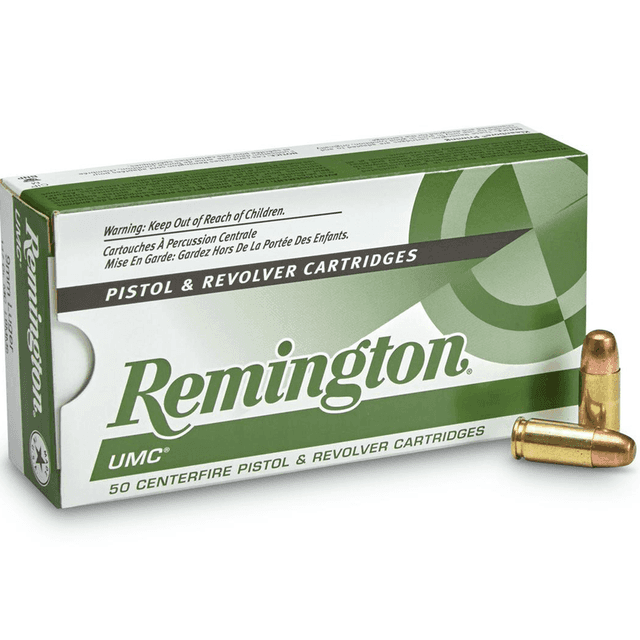 Remington Ammunition UMC 9mm Luger 147 gr Full Metal Jacket 50 Per Box Remington Ammunition UMC 9mm Luger 147 gr Full Metal Jacket 50 Per Box