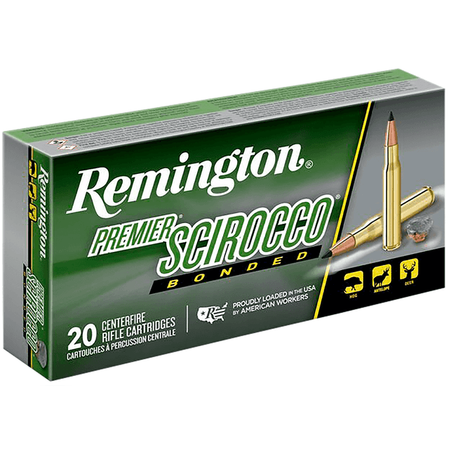 Remington Ammunition Premier Scirocco Bonded 270 Win 130 gr Swift Scirocco Bonded 20 Per Box Remington Ammunition Premier Scirocco Bonded 270 Win 130 gr Swift Scirocco Bonded 20 Per Box
