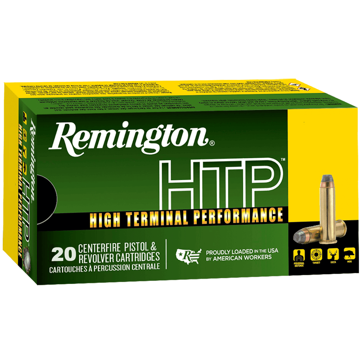 Remington Ammunition HTP 38 Special +P 158 gr Lead Hollow Point 20 Per Box Remington Ammunition HTP 38 Special +P 158 gr Lead Hollow Point 20 Per Box