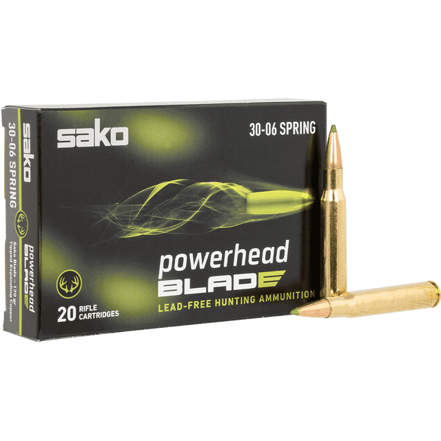SAKO (TIKKA) PowerHead Blade 30-06 Springfield 170 gr 20 Per Box SAKO (TIKKA) PowerHead Blade 30-06 Springfield 170 gr 20 Per Box