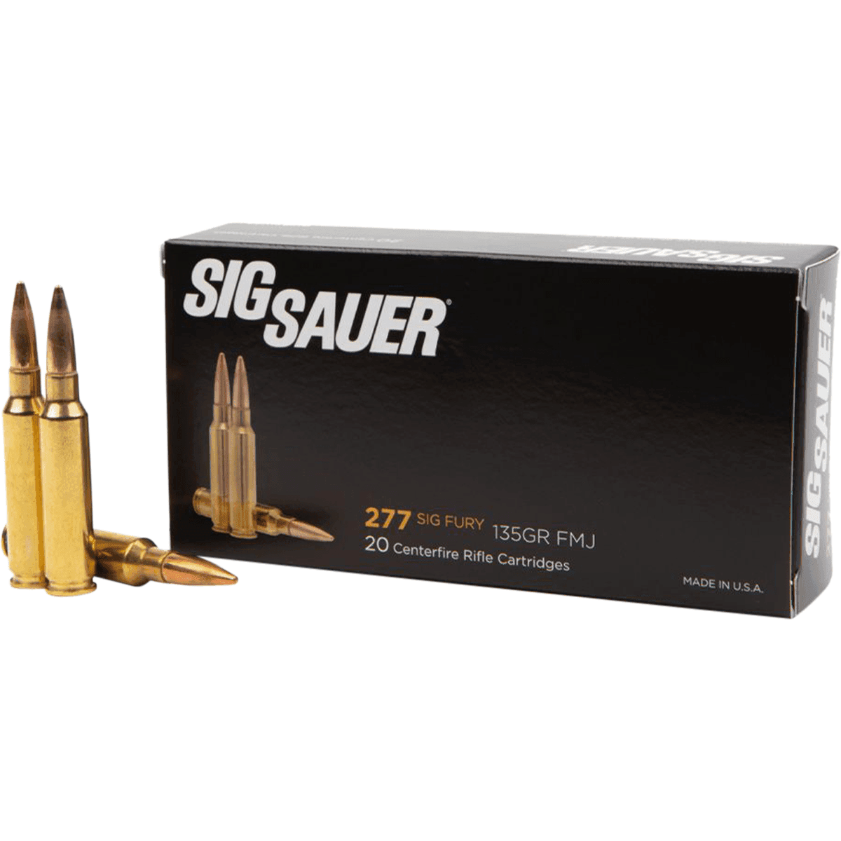 Sig Sauer Elite Ball 277 Sig Fury 135 gr Full Metal Jacket 20 Per Box Sig Sauer Elite Ball 277 Sig Fury 135 gr Full Metal Jacket 20 Per Box
