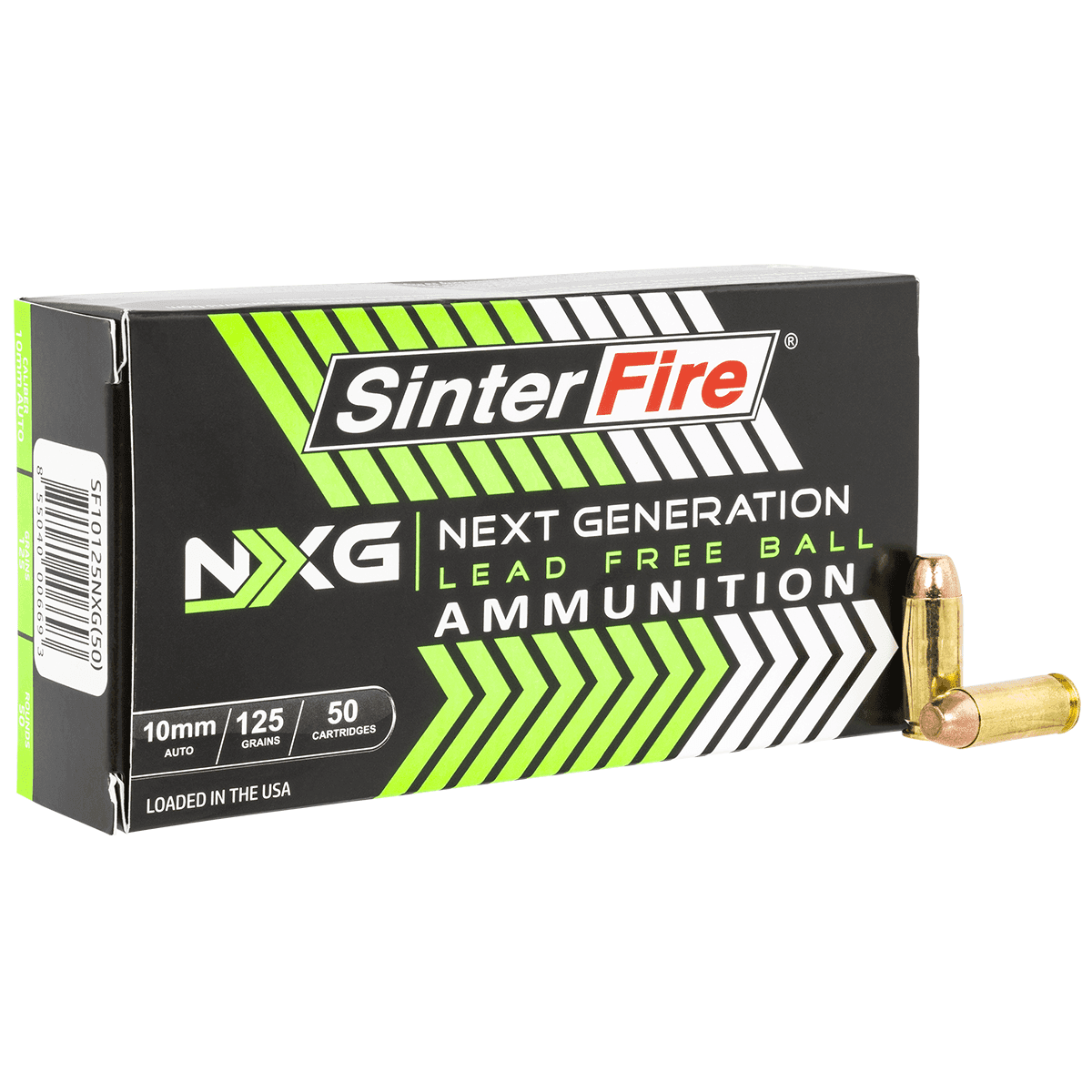 SinterFire Inc Next Generation (NXG) 10mm Auto 125 gr Lead Free Ball - SF10125NXG SinterFire Inc Next Generation (NXG) 10mm Auto 125 gr Lead Free Ball - SF10125NXG