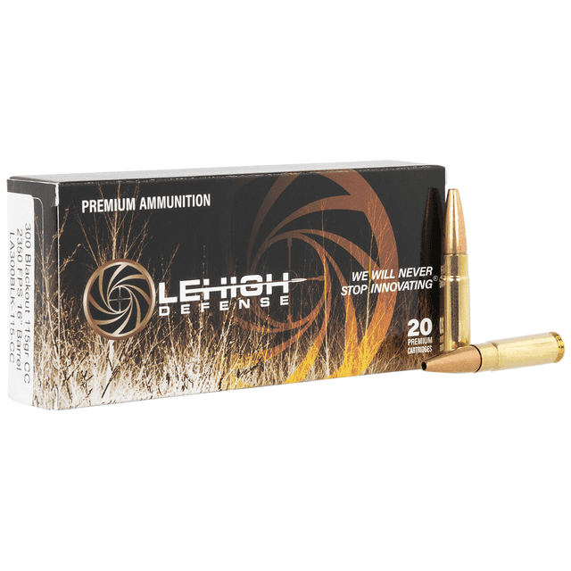 Lehigh Defense Controlled Chaos 300 Blackout 115 gr Lehigh Defense Controlled Chaos 20 Per Box Lehigh Defense Controlled Chaos 300 Blackout 115 gr Lehigh Defense Controlled Chaos 20 Per Box