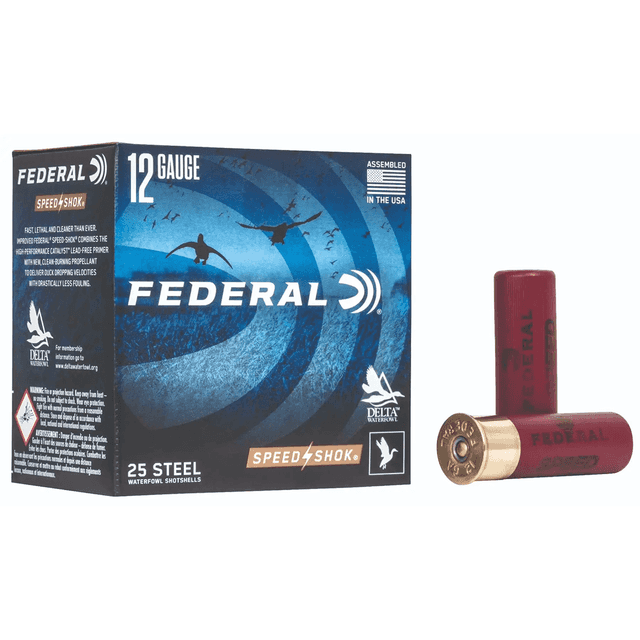Federal Speed-Shok 12 Gauge 2.75" 1 1/8 oz BB Shot 25 Per Box Federal Speed-Shok 12 Gauge 2.75" 1 1/8 oz BB Shot 25 Per Box