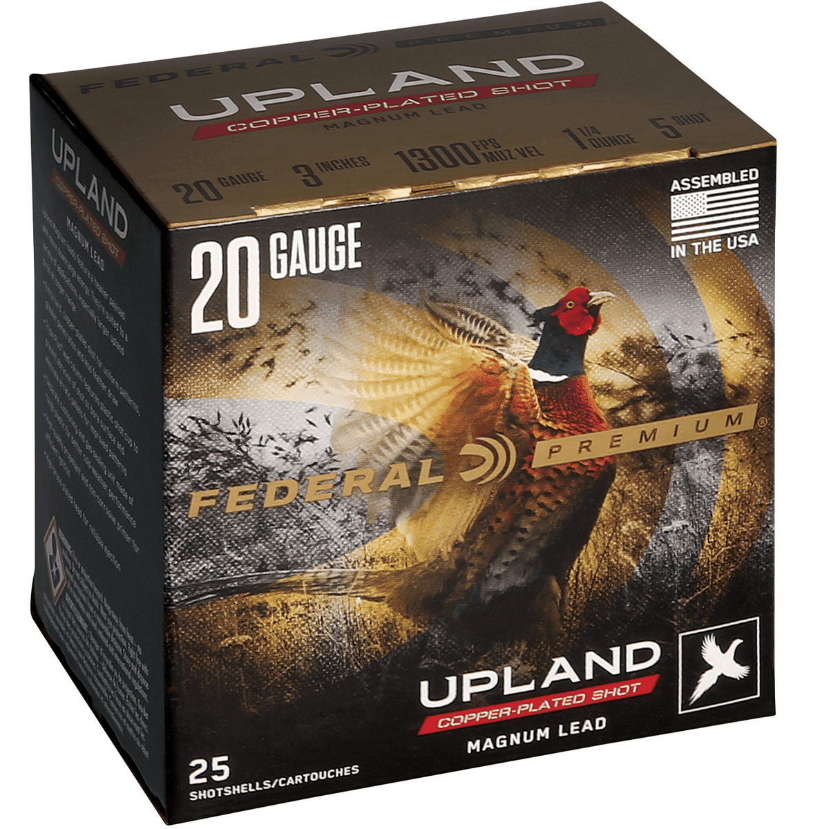 Federal Premium Wing-Shok Magnum 20 Gauge 3" 1 1/4 oz 5 Shot 25 Per Box Federal Premium Wing-Shok Magnum 20 Gauge 3" 1 1/4 oz 5 Shot 25 Per Box