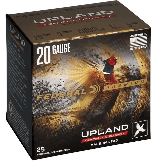 Federal Premium Wing-Shok Magnum 20 Gauge 3" 1 1/4 oz 5 Shot 25 Per Box Federal Premium Wing-Shok Magnum 20 Gauge 3" 1 1/4 oz 5 Shot 25 Per Box