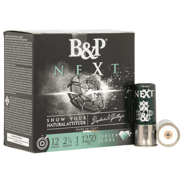 B&P 12B1NX8 12 Gauge 1 oz 8 Shot 25 Per Box/ 10 Case B&P 12B1NX8 12 Gauge 1 oz 8 Shot 25 Per Box/ 10 Case
