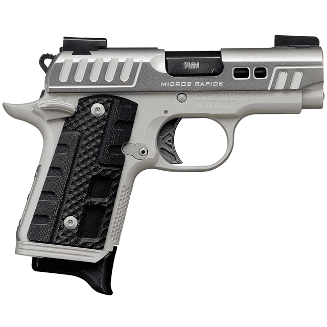 Kimber Micro9 Rapide Black Ice 3.15" 7+1 Semi Automatic Pistol Kimber Micro9 Rapide Black Ice 3.15" 7+1 Semi Automatic Pistol