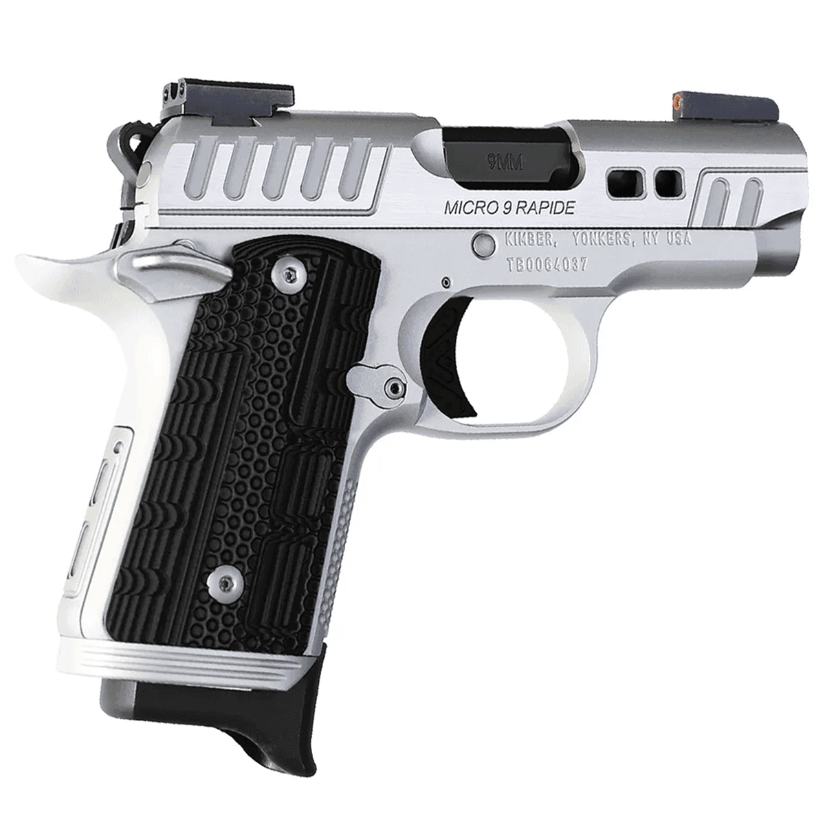 Kimber Micro9 Rapide Frost 9mm 3.15" 7+1 Semi Automatic Pistol Kimber Micro9 Rapide Frost 9mm 3.15" 7+1 Semi Automatic Pistol