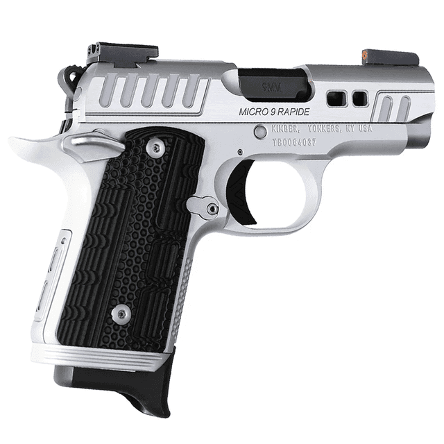 Kimber Micro9 Rapide Frost 9mm 3.15" 7+1 Semi Automatic Pistol Kimber Micro9 Rapide Frost 9mm 3.15" 7+1 Semi Automatic Pistol