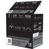 Migra Ammunitions M12SB46 Combinational 12 Gauge 3" 1 1/2 oz 4/6 Shot 25 Per Box/ 10 Cs Migra Ammunitions M12SB46 Combinational 12 Gauge 3" 1 1/2 oz 4/6 Shot 25 Per Box/ 10 Cs