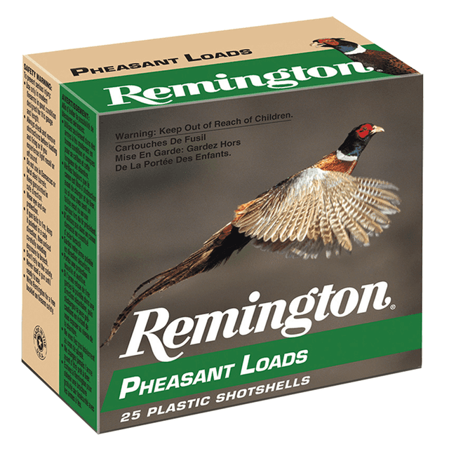 Remington Ammunition Pheasant 12 Gauge 2.75" 1 1/4 oz 7.5 Shot 25 Per Box Remington Ammunition Pheasant 12 Gauge 2.75" 1 1/4 oz 7.5 Shot 25 Per Box