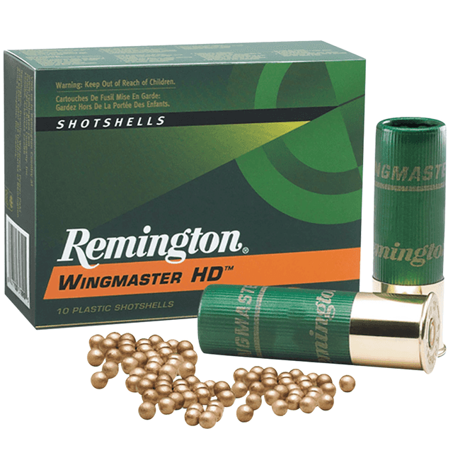 Remington Ammunition Wingmaster HD 20 Gauge 3" 1 1/8 oz 4 Shot 10 Per Box Remington Ammunition Wingmaster HD 20 Gauge 3" 1 1/8 oz 4 Shot 10 Per Box