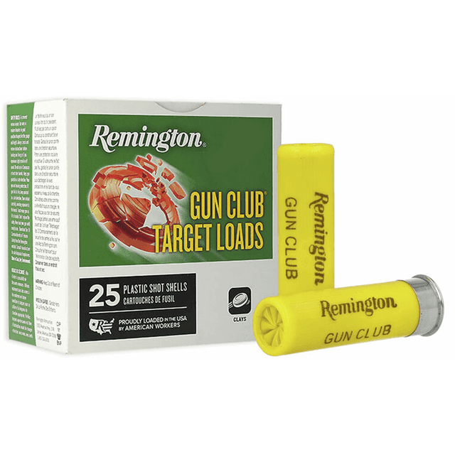 Remington Ammunition Gun Club 20 Gauge 2.75" 7/8 oz 8 Shot 25 Per Box Remington Ammunition Gun Club 20 Gauge 2.75" 7/8 oz 8 Shot 25 Per Box