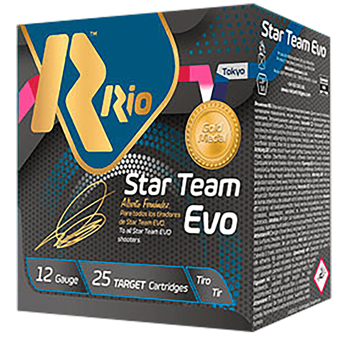 Rio Ammunition ST2875 Star Team EVO 12 Gauge 2.75" 1 oz 7.5 Shot 25 Per Box Rio Ammunition ST2875 Star Team EVO 12 Gauge 2.75" 1 oz 7.5 Shot 25 Per Box