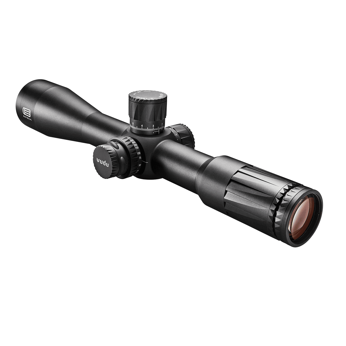 Eotech Vudu Black Anodized 3.5-18x50mm 34mm Tube Illuminated Horus H59 MRAD Reticle Eotech Vudu Black Anodized 3.5-18x50mm 34mm Tube Illuminated Horus H59 MRAD Reticle