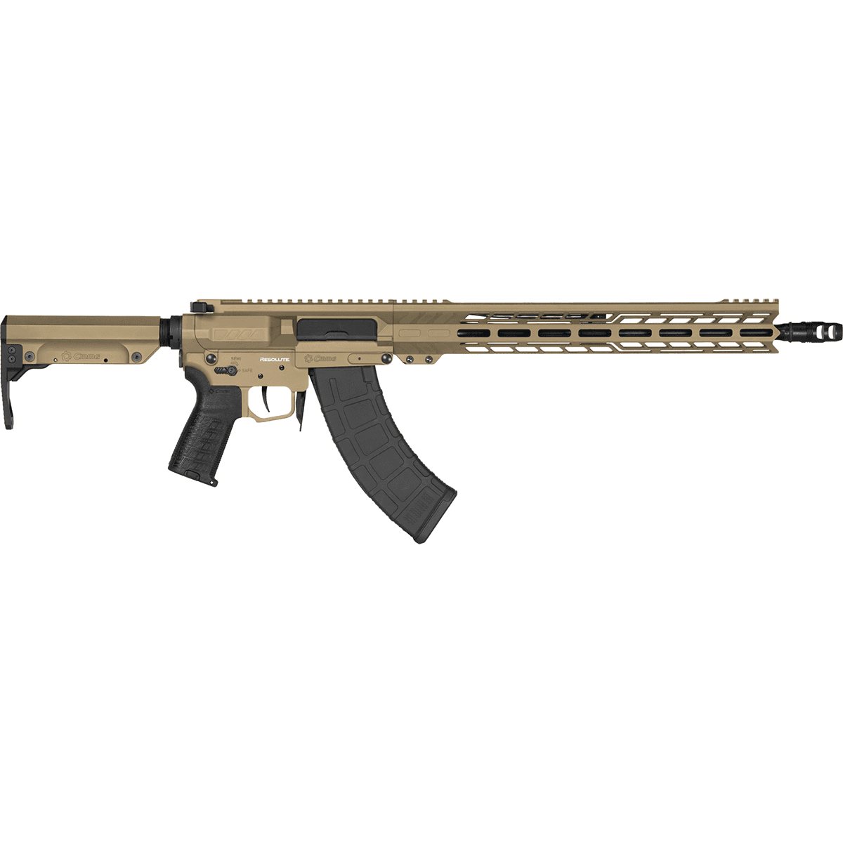 CMMG Resolute MK47 7.62x39mm Coyote Tan AK-47 Semi Automatic Rifle CMMG Resolute MK47 7.62x39mm Coyote Tan AK-47 Semi Automatic Rifle