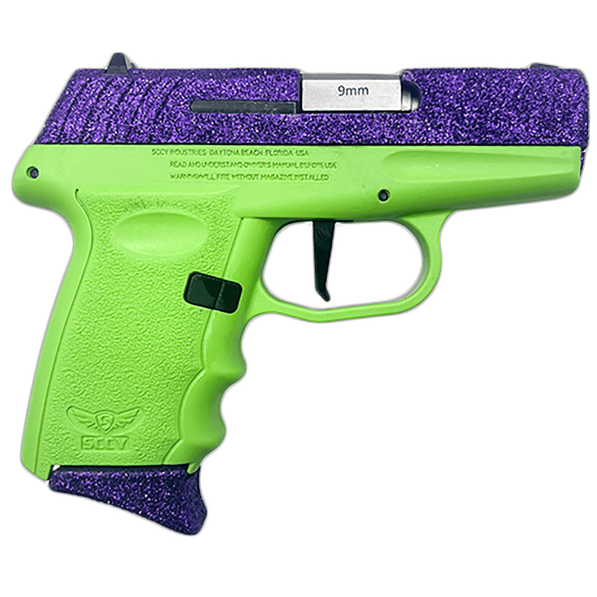 SCCY Industries DVG-1 Purple Glitter Optic Ready 9mm Pistol SCCY Industries DVG-1 Purple Glitter Optic Ready 9mm Pistol
