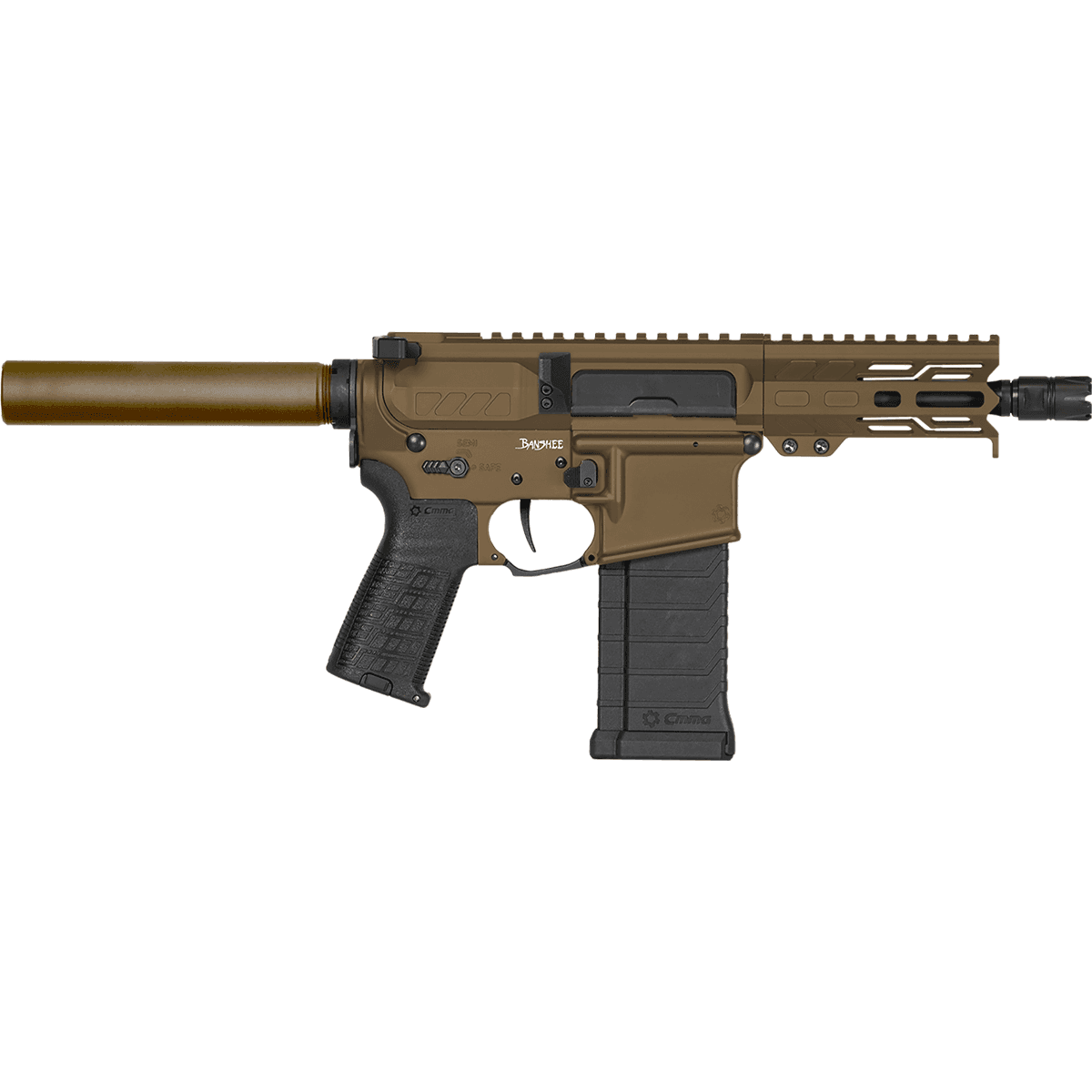 CMMG Banshee MK4 5.7x28mm Midnight Bronze AR-15 Semi Automatic Pistol CMMG Banshee MK4 5.7x28mm Midnight Bronze AR-15 Semi Automatic Pistol