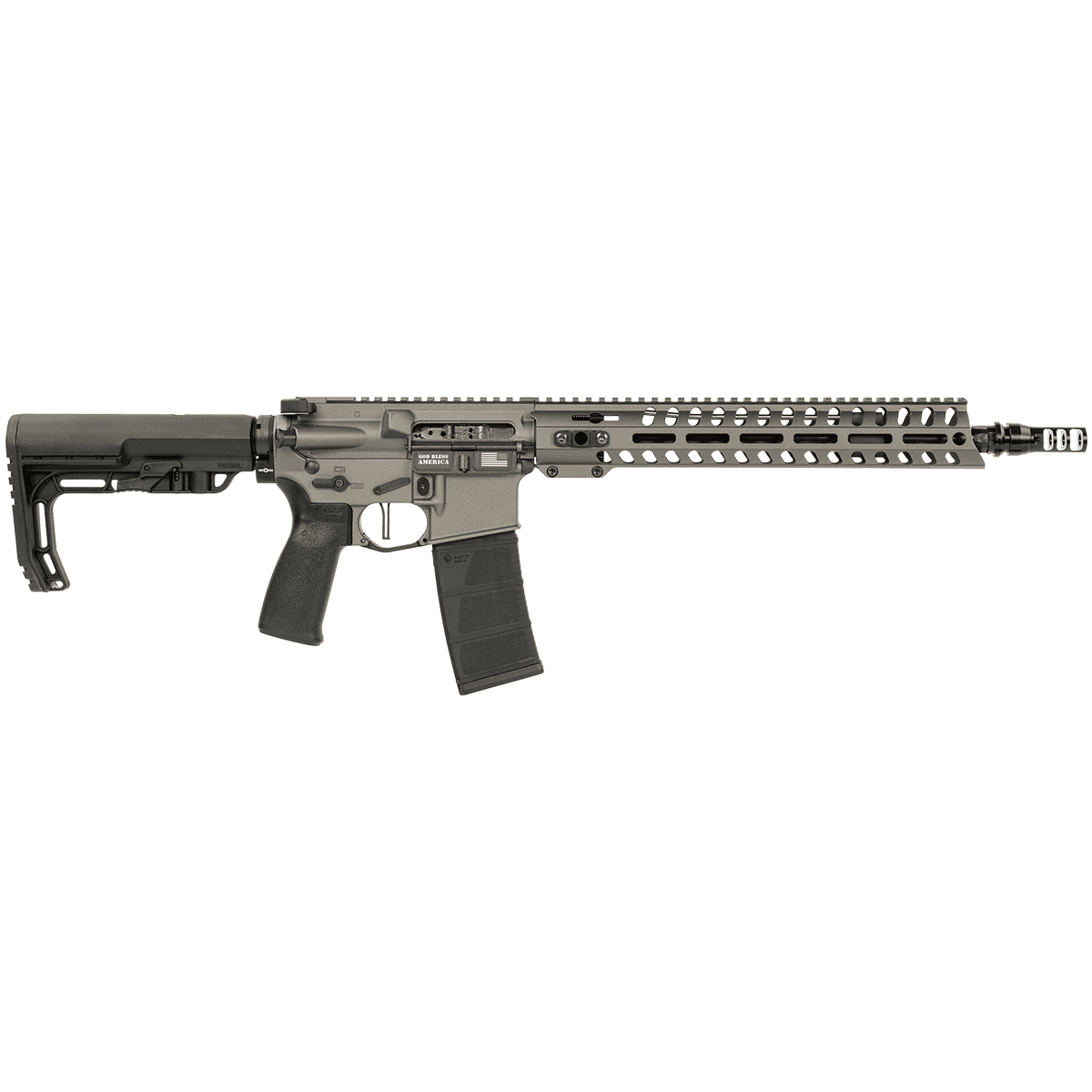 Patriot Ordnance Factory Minuteman 5.56x45mm NATO Tungsten AR-15 Semi Automatic Rifle Patriot Ordnance Factory Minuteman 5.56x45mm NATO Tungsten AR-15 Semi Automatic Rifle