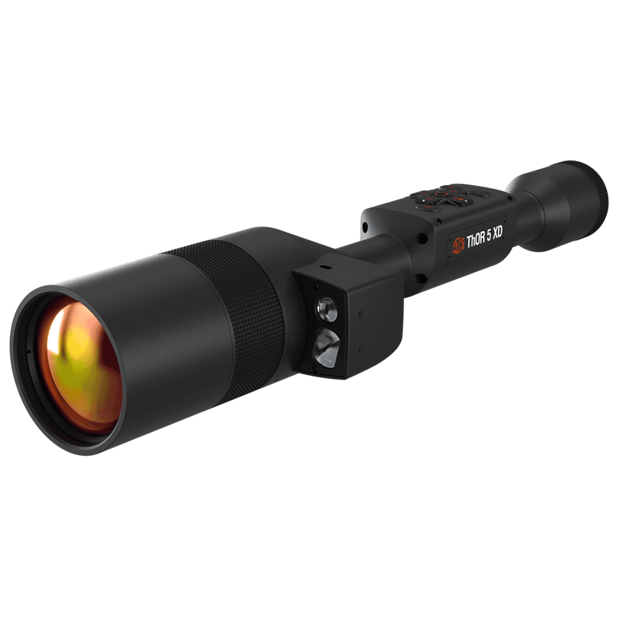 ATN Thor 5 XD LRF Thermal Rifle Scope, Black Smart Mil Dot Reticle w/Zoom, 1280x1024, 60 fps Resolution - TIWST51210LRF ATN Thor 5 XD LRF Thermal Rifle Scope, Black Smart Mil Dot Reticle w/Zoom, 1280x1024, 60 fps Resolution - TIWST51210LRF