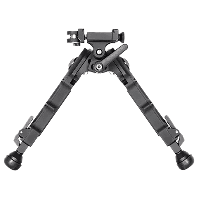 Accu-Tac BRASQDG204 BR-4 G2 Arca Spec Bipod made of Black Hardcoat Anodized Aluminum with ARCA Style Rail Attachment, Steel Feet & 5.75"-8.25" Vertical Adjustment Accu-Tac BRASQDG204 BR-4 G2 Arca Spec Bipod made of Black Hardcoat Anodized Aluminum with ARCA Style Rail Attachment, Steel Feet & 5.75"-8.25" Vertical Adjustment
