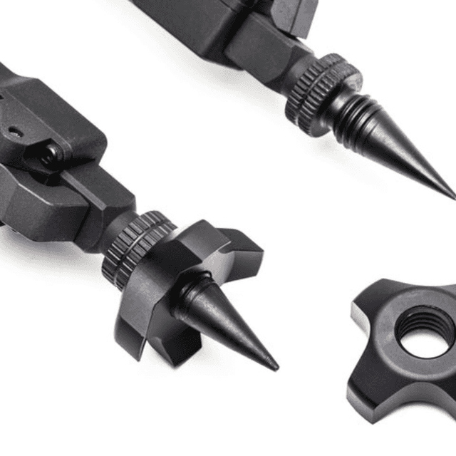 Accu-Tac LRS0200 LR-10 Set Black Oxide Aluminum with Screw On Design for Accu-Tac Bipod Accu-Tac LRS0200 LR-10 Set Black Oxide Aluminum with Screw On Design for Accu-Tac Bipod
