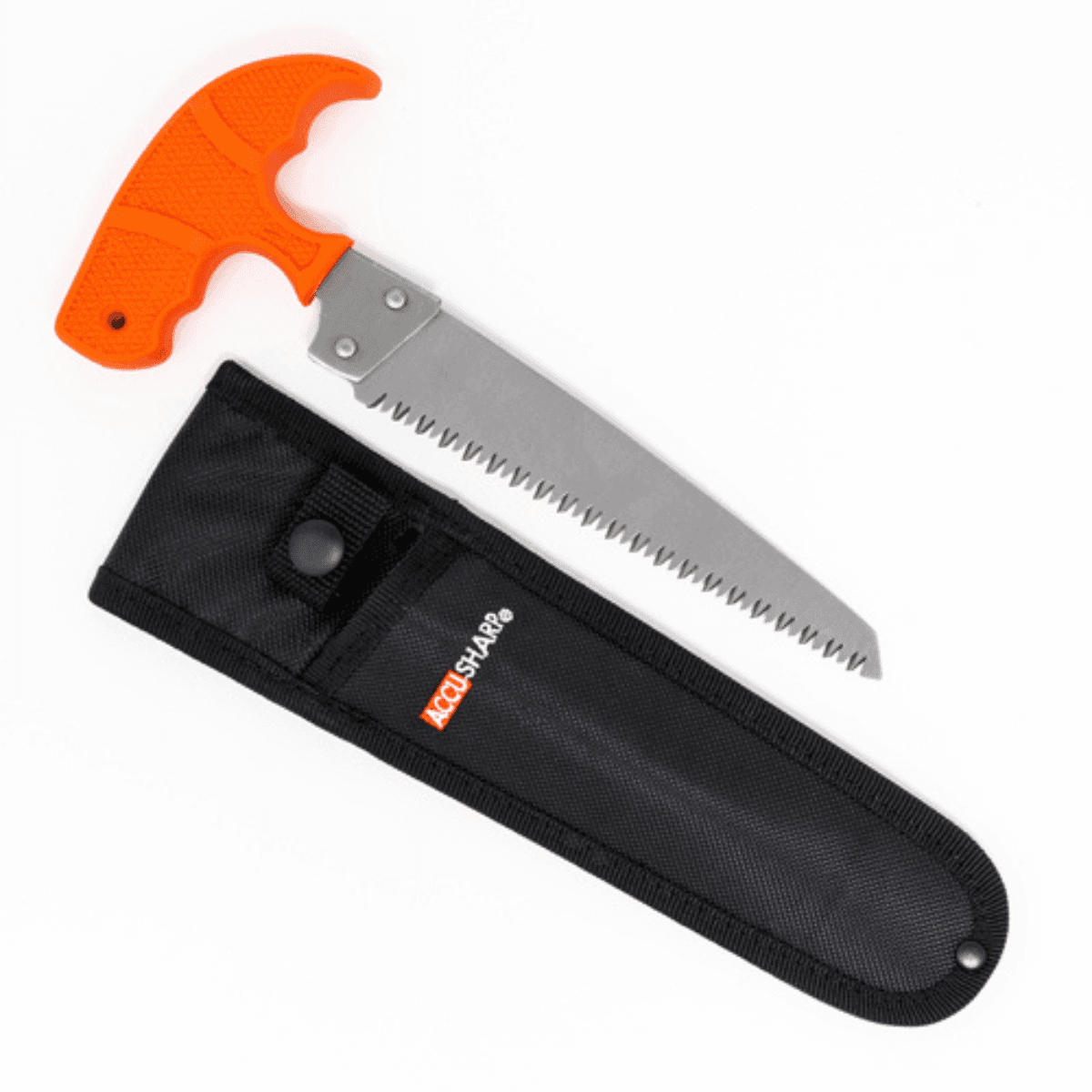 AccuSharp 730C Bone Saw Fixed Saw 6" Stainless Steel Blade/ Blaze Orange T-Shaped Handle AccuSharp 730C Bone Saw Fixed Saw 6" Stainless Steel Blade/ Blaze Orange T-Shaped Handle