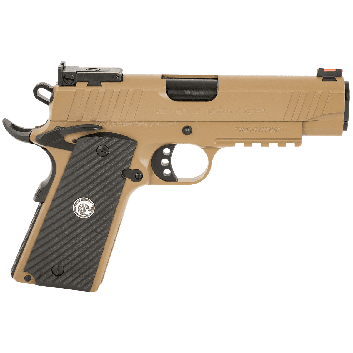 EAA GIRSAN MC1911 C Carry Frame 10mm Auto Desert Earth 1911 Single Action Pistol EAA GIRSAN MC1911 C Carry Frame 10mm Auto Desert Earth 1911 Single Action Pistol