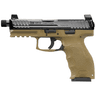HK 81000776 VP9 Tactical 9mm Luger 17+1 4.70" Black Steel Threaded Barrel, Black Serrated Steel Slide, Flat Dark Earth Polymer Frame w/Picatinny Rail, Ambidextrous HK 81000776 VP9 Tactical 9mm Luger 17+1 4.70" Black Steel Threaded Barrel, Black Serrated Steel Slide, Flat Dark Earth Polymer Frame w/Picatinny Rail, Ambidextrous