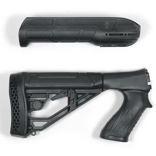 ADAPTIVE TACTICAL AT02000 EX Performance Stock & Forend Black Synthetic, Fits Remington 870 12 Gauge ADAPTIVE TACTICAL AT02000 EX Performance Stock & Forend Black Synthetic, Fits Remington 870 12 Gauge